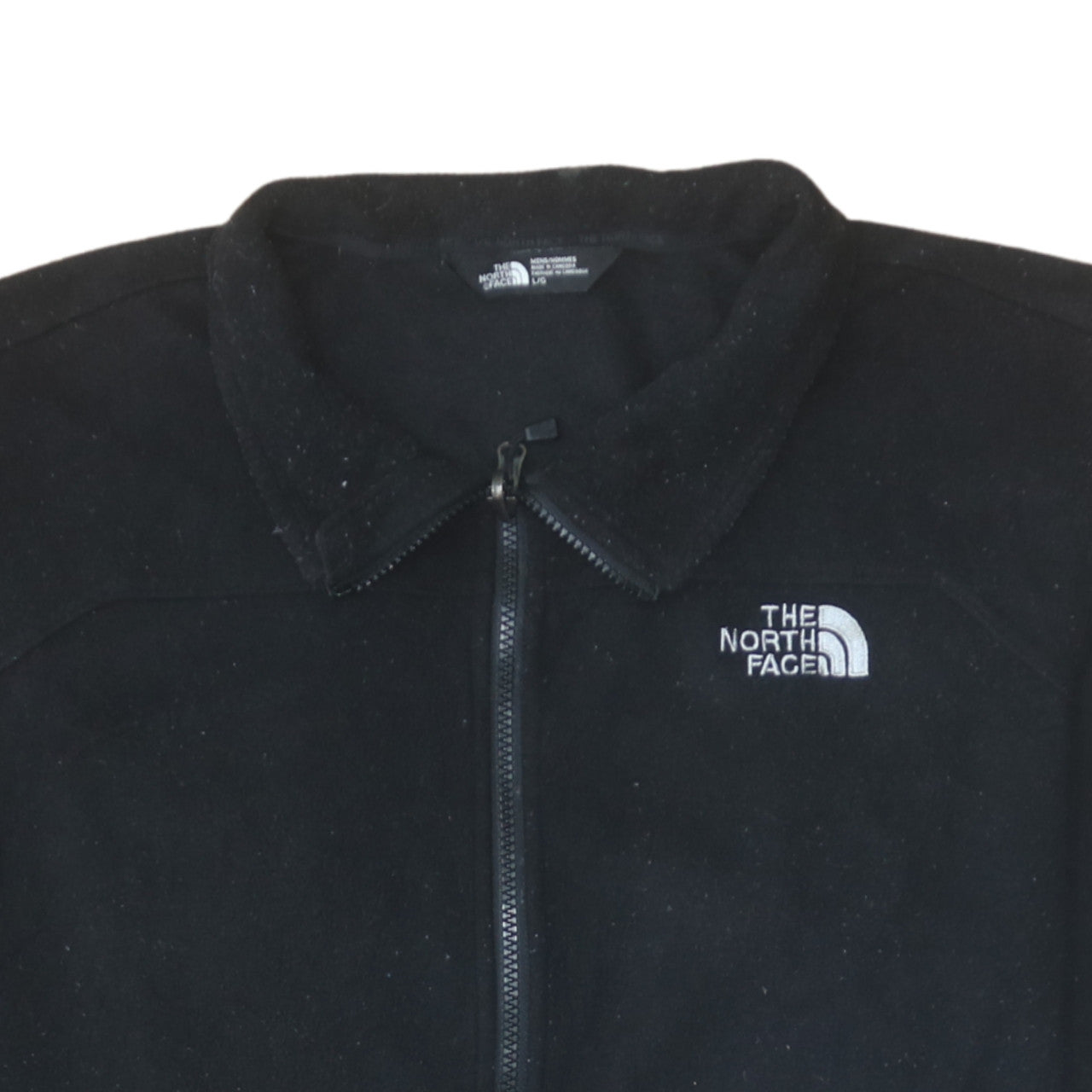The North Face Men's Black Fleece Full Zip Jacket Size L