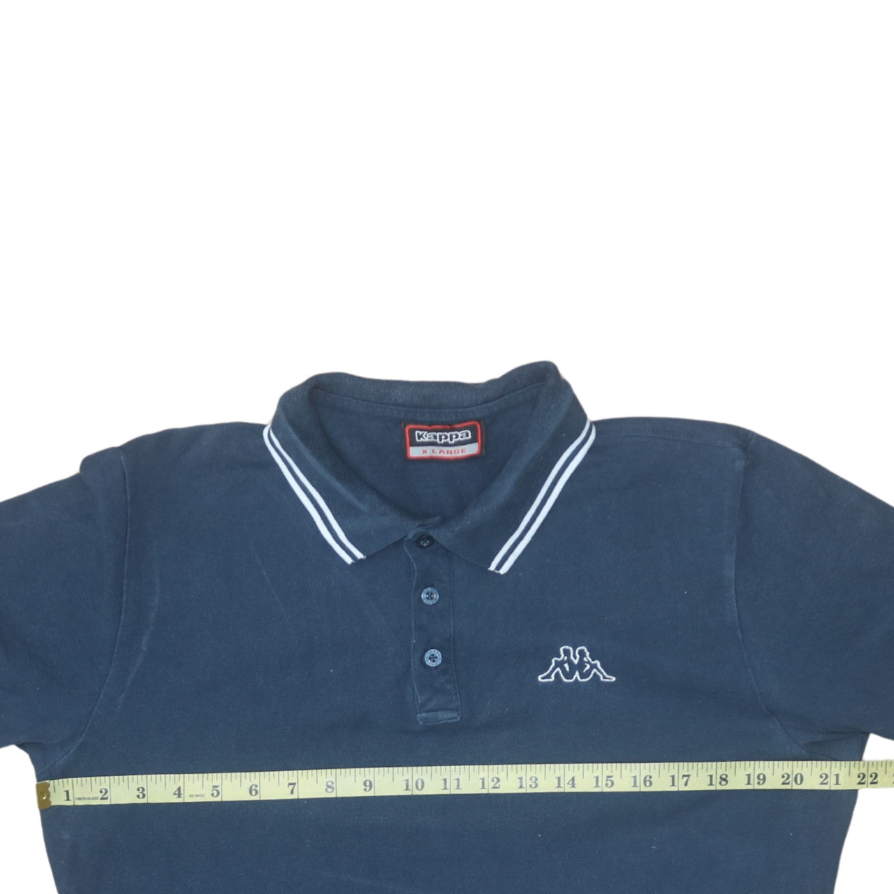 Kappa Men's Blue XL Polo Shirt Short Sleeve 100% Cotton