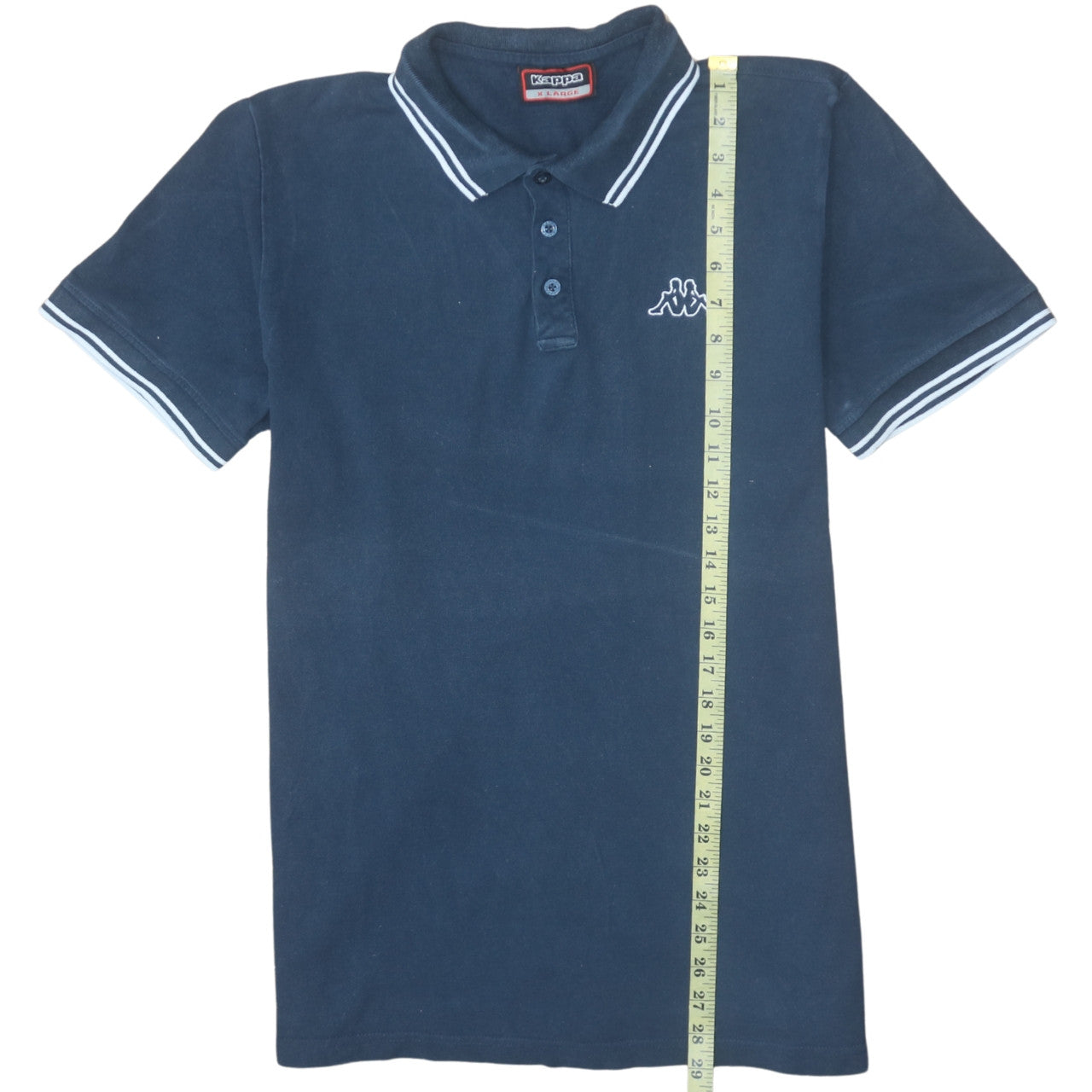 Kappa Men's Blue XL Polo Shirt Short Sleeve 100% Cotton