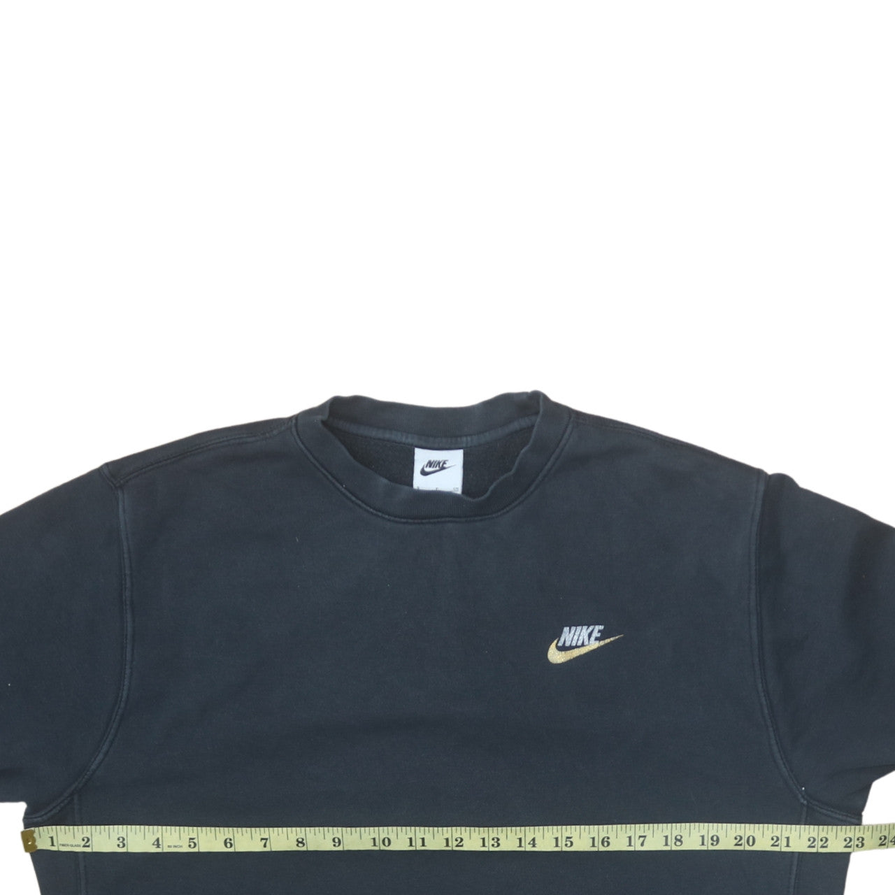 Nike Women Black Small Crew Neck Pullover Sweatshirt