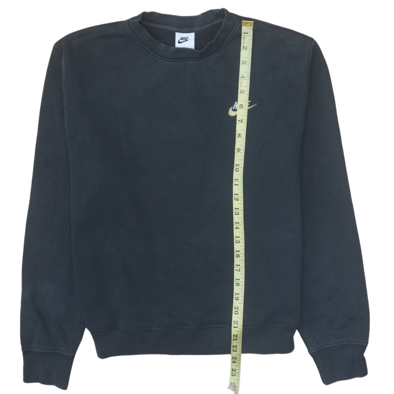 Nike Women Black Small Crew Neck Pullover Sweatshirt