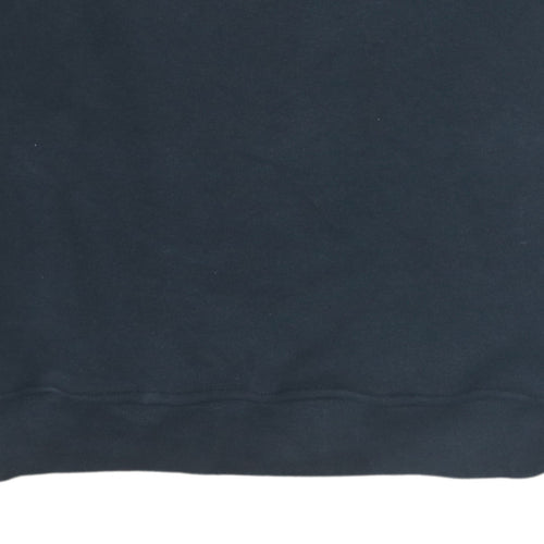 Nike Women Black Small Crew Neck Pullover Sweatshirt