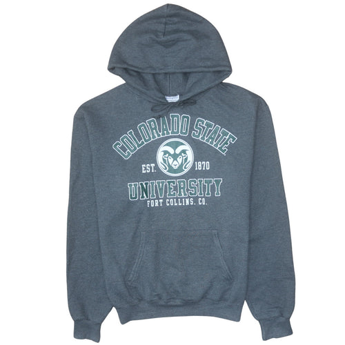 Champion Men's Grey Colorado State University Pullover Hoodie M