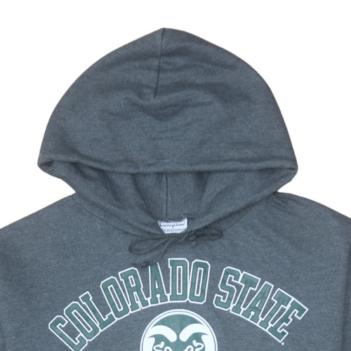 Champion Men's Grey Colorado State University Pullover Hoodie M