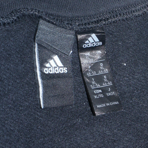 Adidas Women's Black XL Pullover Sweatshirt Crew Neck Logo Sportswear