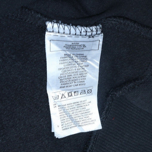 Adidas Women's Black XL Pullover Sweatshirt Crew Neck Logo Sportswear