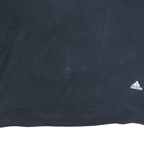 Adidas Women's Black XL Pullover Sweatshirt Crew Neck Logo Sportswear