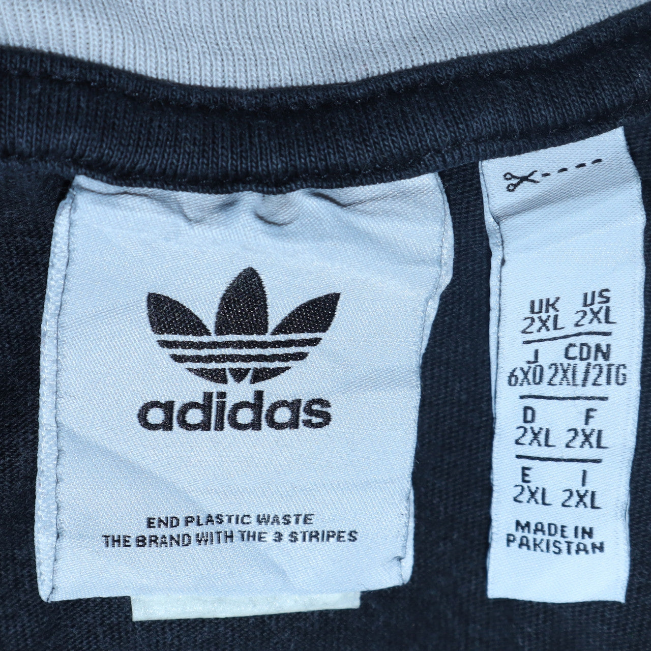 Adidas Men's Black 2XL Trefoil Crew Neck Short Sleeve T-Shirt