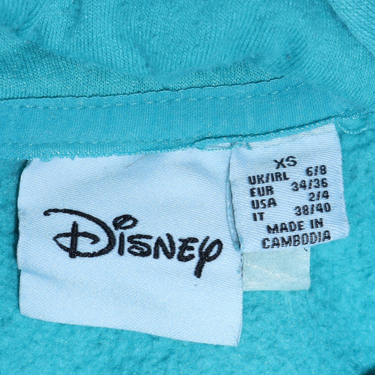 Disney Primark Women’s Blue Hoodie XS Winnie the Pooh Graphic Pullover