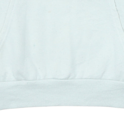 Disney Primark Women White Beige Hoodie Small Pullover Mickey Design
