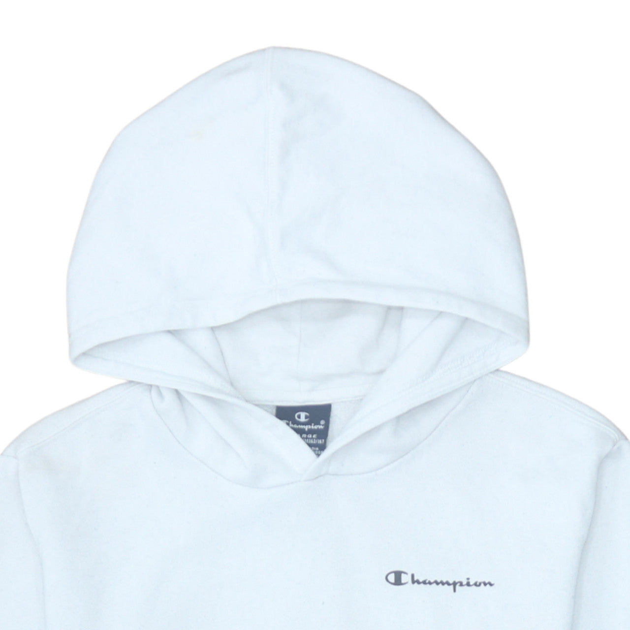 Champion Boys White Pullover Hoodie Size 10-11 Years Cotton Blend