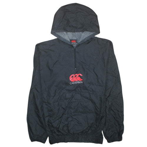 Canterbury Mens Black M Windbreaker Hooded Sports Jacket
