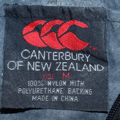 Canterbury Mens Black M Windbreaker Hooded Sports Jacket