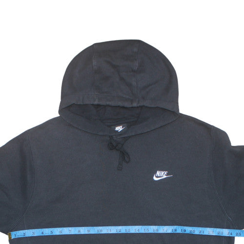 Nike Mens Black L Pullover Hoodie Fleece Sweatshirt