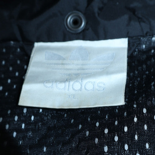 Adidas Mens Black XL Windbreaker Hooded Track Jacket