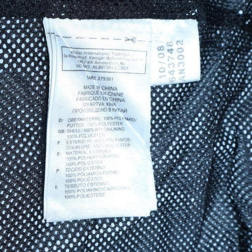 Adidas Mens Black XL Windbreaker Hooded Track Jacket