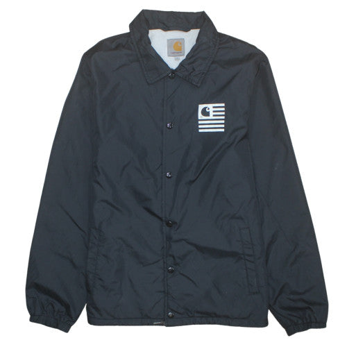 Carhartt Men's Black Nylon State Coach Jacket Size S