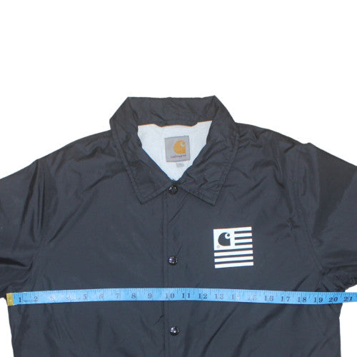 Carhartt Men's Black Nylon State Coach Jacket Size S