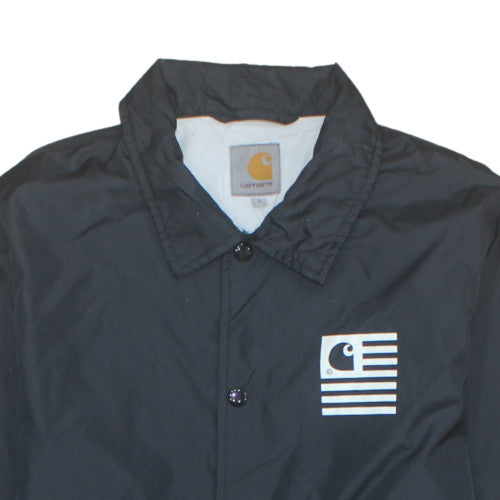 Carhartt Men's Black Nylon State Coach Jacket Size S