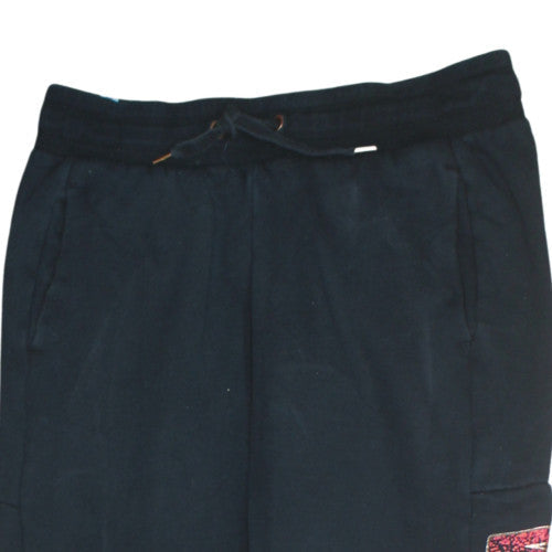 Puma Women's Black Jogger Sweatpants Size 12 Cotton Blend Logo