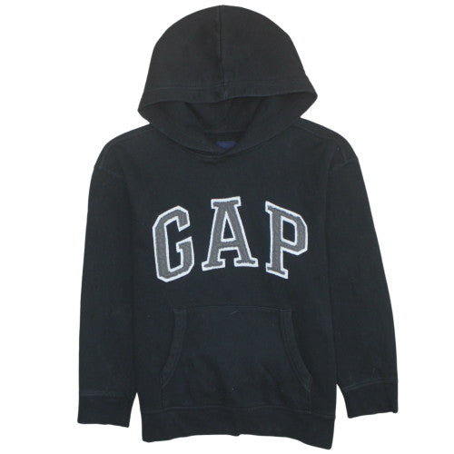 GAP Boys Black XL Pullover Fleece Logo Hoodie