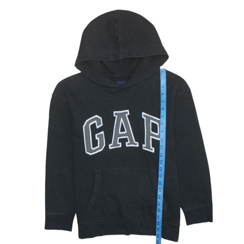 GAP Boys Black XL Pullover Fleece Logo Hoodie