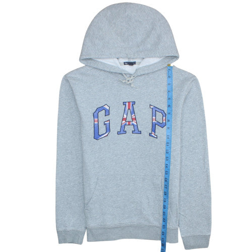 GAP Womens Grey Pullover Hoodie XS Cotton Blend Casual