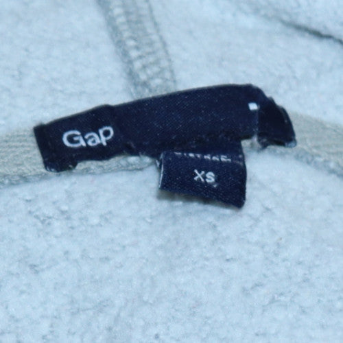 GAP Womens Grey Pullover Hoodie XS Cotton Blend Casual