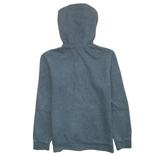 Adidas Boys Blue Full Zip Hoodie Size 13-14 Years Casual Sportswear