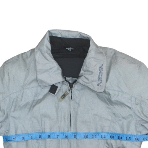 Richa Men's Grey Motorcycle Jacket Size S Waterproof Casual Wear
