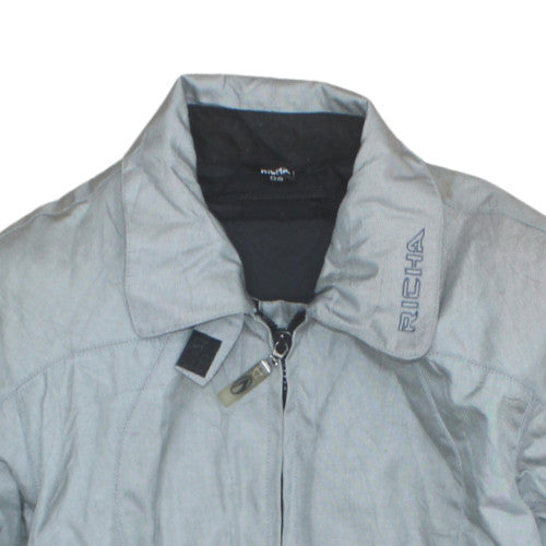 Richa Men's Grey Motorcycle Jacket Size S Waterproof Casual Wear