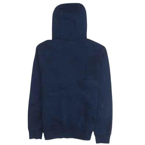 Nike Mens Navy Blue Pullover Hoodie Small Cotton Blend Fleece