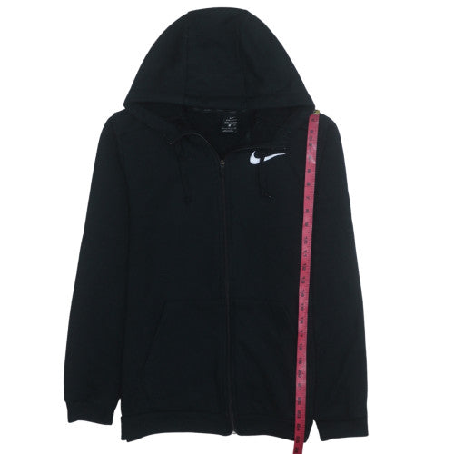 Nike Men's Black Full Zip Dri-Fit Hoodie S Classic Fit Fleece