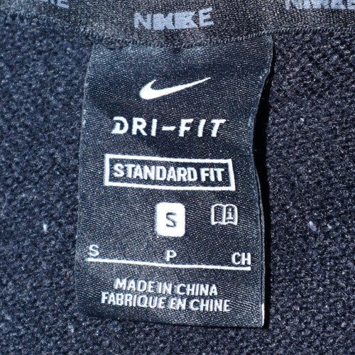 Nike Men's Black Full Zip Dri-Fit Hoodie S Classic Fit Fleece