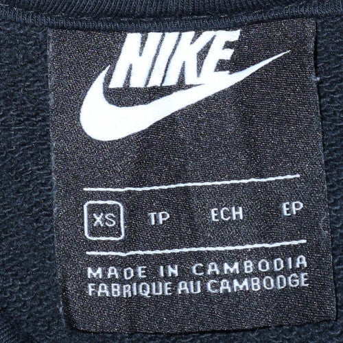 Nike Women's Black XS Pullover Hoodie with Gold Logo