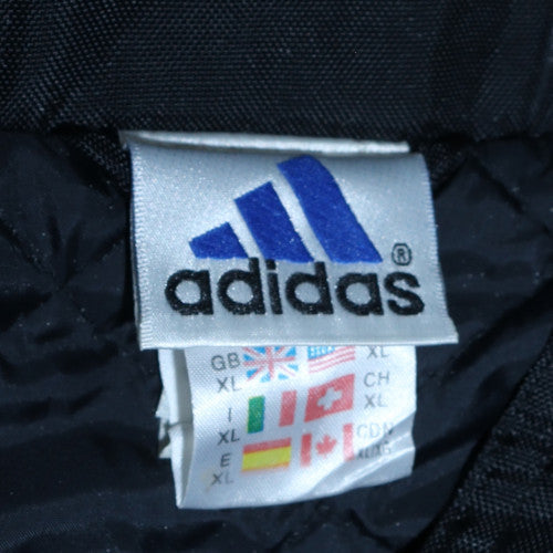 Adidas Men's Black XL Long Parka Coat Winter Insulated Sports Jacket