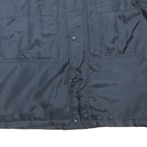 Adidas Men's Black XL Long Parka Coat Winter Insulated Sports Jacket