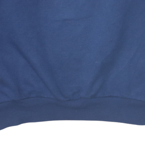 Umbro Men’s Blue Crew Neck Pullover Sweatshirt M Regular Fit