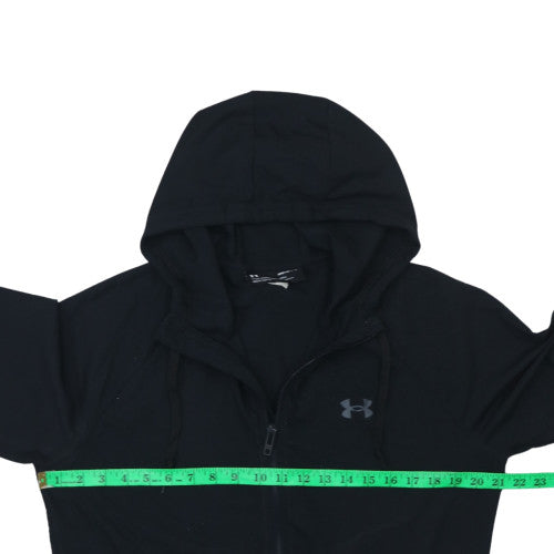 Under Armour Men's Black Full Zip Athletic Hoodie Size M