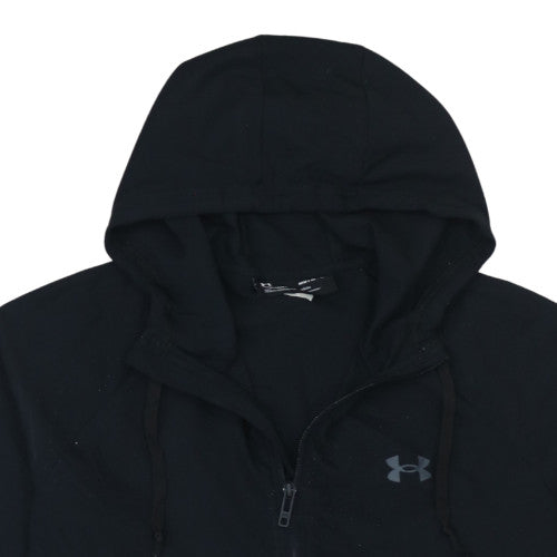 Under Armour Men's Black Full Zip Athletic Hoodie Size M