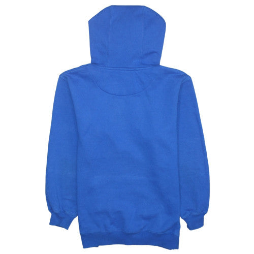 Canterbury Boys Blue Pullover Hoodie Age 14 Rugby Logo Fleece Sweatshirt