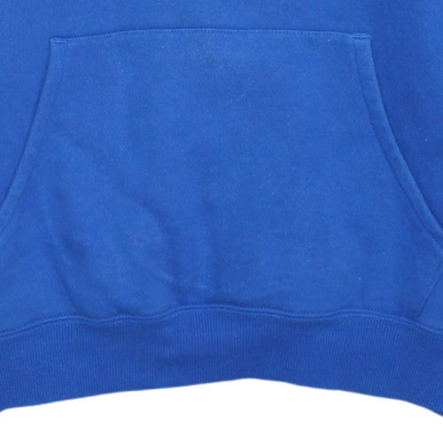 Canterbury Boys Blue Pullover Hoodie Age 14 Rugby Logo Fleece Sweatshirt