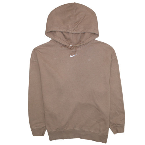 Nike Women’s Brown Pullover Hoodie XL - Casual Hooded Sweatshirt