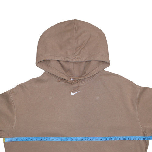 Nike Women’s Brown Pullover Hoodie XL - Casual Hooded Sweatshirt