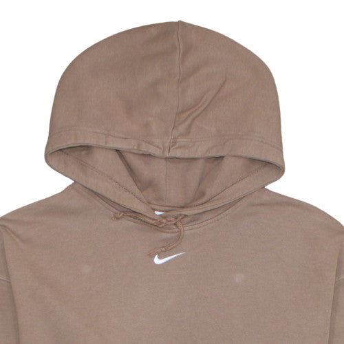 Nike Women’s Brown Pullover Hoodie XL - Casual Hooded Sweatshirt