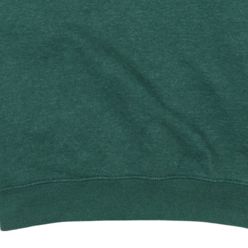 Champion Men's Green Logo Crew Neck Sweatshirt Size Large