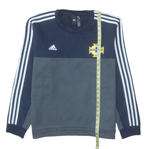 Adidas Men’s Blue L Pullover Sweatshirt Northern Ireland Logo