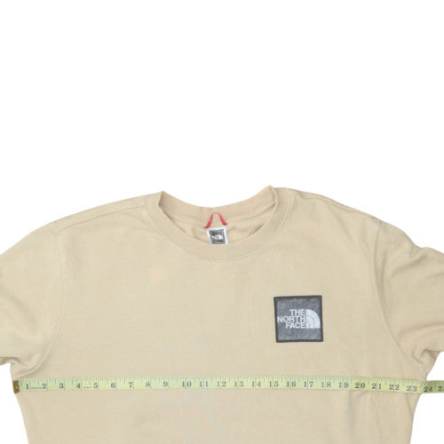The North Face Men's Beige Cotton Crew Neck Sweatshirt L
