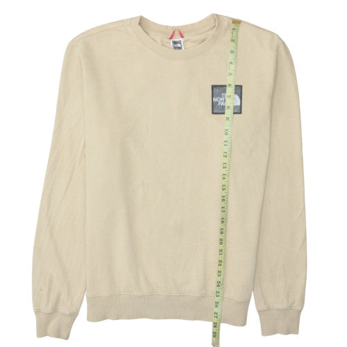 The North Face Men's Beige Cotton Crew Neck Sweatshirt L