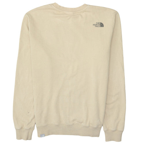 The North Face Men's Beige Cotton Crew Neck Sweatshirt L